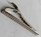  Silberton Metall klobiger Stil Krawattenclip 5,2 cm Länge