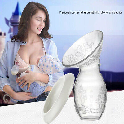 Portable Manual Breast Pump BPA Free Silicone Breastfeeding Milk Pump Suction • 5.49£