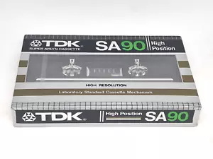 Nastro audiocassetta vuoto TDK SA 90 1982 USA (sigillato) nuovo! - Foto 1 di 6