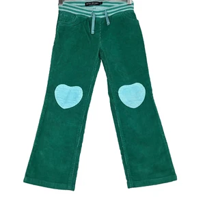 Mini Boden Corduroy Pants Girls 7 years Green Y2K - Picture 1 of 10