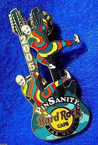 LAS VEGAS PINSANITY RAINBOW CIRCUS ACROBATS DN GUITAR 2005 Hard Rock Cafe PIN LE - Bild 1 von 1