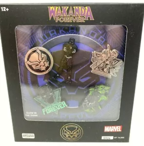 Black Panther Wakanda Forever 5 Pin Set Marvel Amazon Exclusive # 5924/14000 - Bild 1 von 2