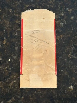 Jimmie Foxx Autographed Rawlings Baseball Bag RARE DATED 1955 JSA LOA - Image 1 of 3