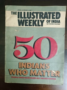 EL SEMANARIO ILUSTRADO DE LA INDIA 27 DE ENERO 1985 50 INDIO QUE IMPORTA, DIOS GANDHI - Imagen 1 de 14