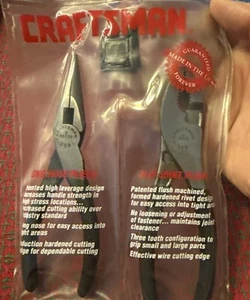 VINTAGE NOS CRAFTSMAN PLIERS SET USA 🇺🇸 45212 - Bild 1 von 15