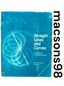 Straight Lines and Curves by N. Vasilyev Mir Publishers Moscow 1980 - Picture 1 of 24