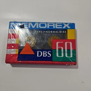 NEW Memorex DBS 60 Normal Position I Blank Audio Cassette Tape Sealed 60 minute - Picture 1 of 5