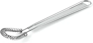 1Pc Silver Egg Beater Stainless Steel Mini Spring Coil Whisk Handheld Milk Fr... - Picture 1 of 7
