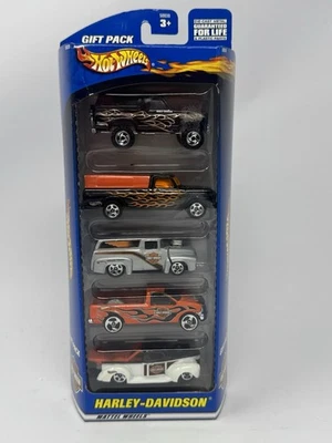 Paquete de 5 camioneta pickup Harley Davidson Ford Bronco panel Hot Wheels Foto 1 de 4