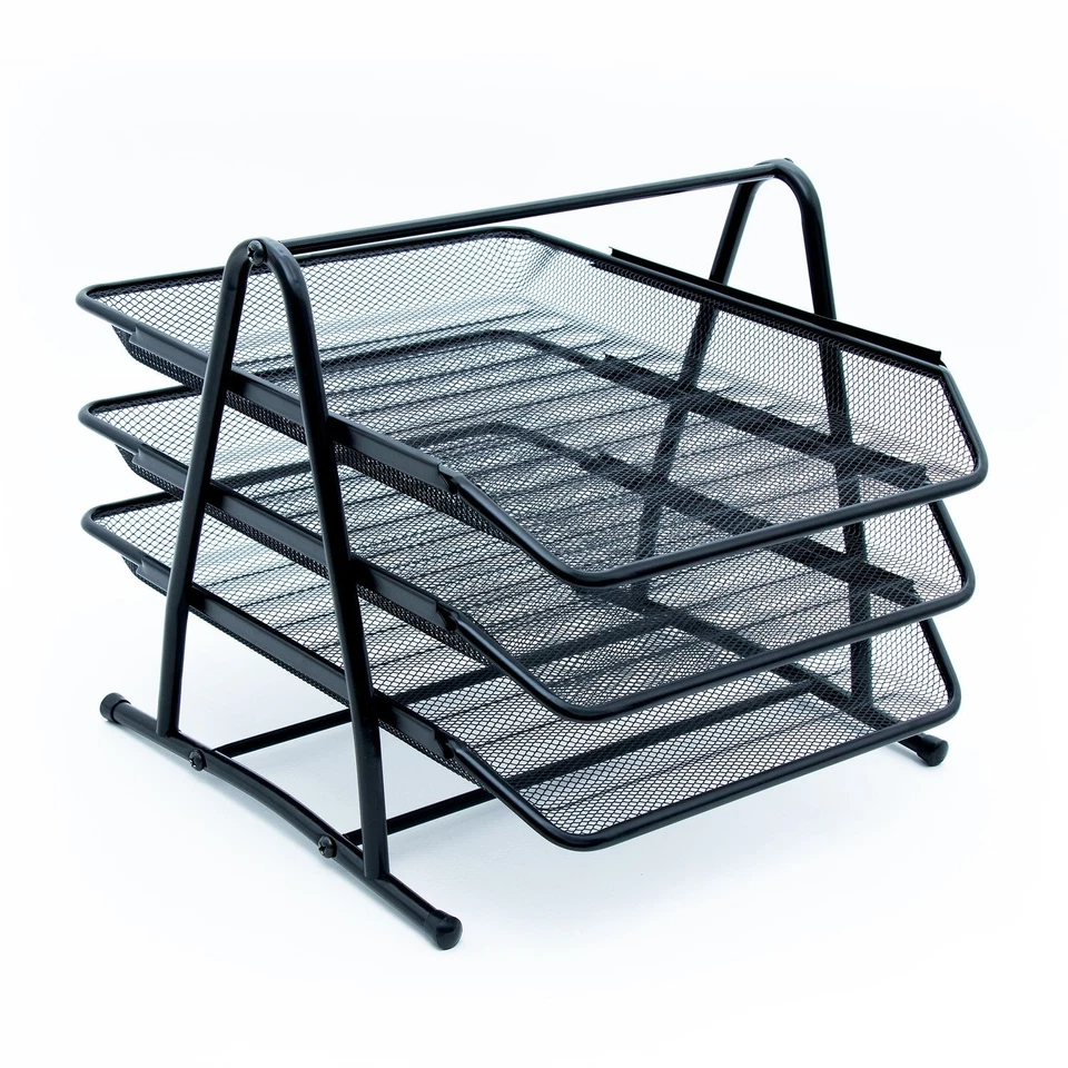 INTIRILIFE Dokumentenablage Schreibtischablage Organizer Briefablage 30.5 x 35 x 26 cm