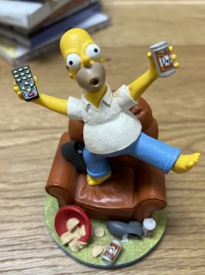 2001 Los Simpson Homero Figura Misadventures of Homer Colección de Esculturas De Colección Foto 1 de 4