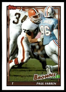 1991 Topps Paul Farren Cleveland Browns #603 - Picture 1 of 2