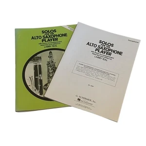 Solos for Alto Saxophone Player G Schirmer Sax Classical Sheet Music Book Piano - Picture 1 of 7