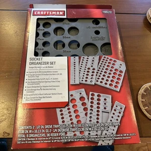CRAFTSMAN Werkzeug Ratsche Steckschlüsselsatz Organizer Teiler Standard/Metrisch 9-65172 NEU - Bild 1 von 9