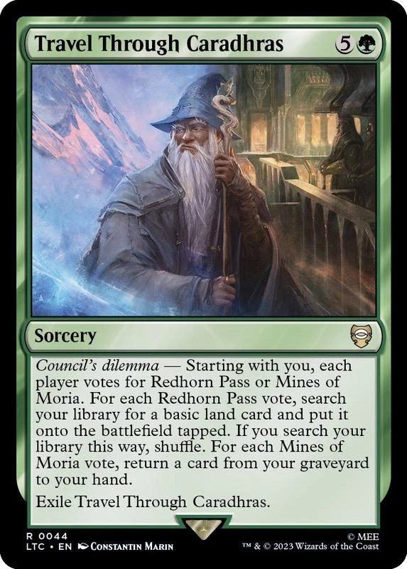 MTG Travel Through Caradhras LTC - Image 1 of 1