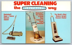 Super Cleaning The Electrolux Way Vacuum Advertising Postcard - Picture 1 of 2