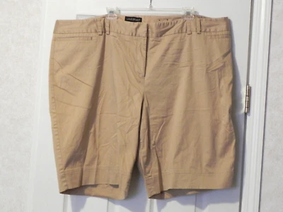 Shorts Lane Bryant feminino tamanho 28 marrom ins. 10,5 pol Novo sem etiquetas - Imagem 1 de 2