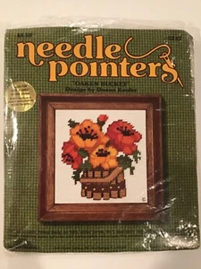 Vintage 1976 SUNSET DESIGNS Needle Pointers "Oaken Bucket" Donna Kooler #5247 - Picture 1 of 3