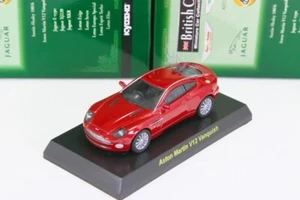 Kyosho 1/64 Aston Martin V12 Vanquish red british Minicar Collection1 - Picture 1 of 3