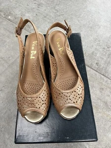 Van Dal Katherine New Bronze Wedge Shoe Size 4.5 - Picture 1 of 6