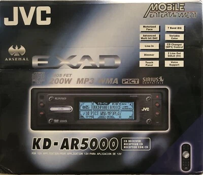 JVC KD-AR5000 CD Player In Dash Receiver Missing Screw, See Description - Image 1 of 4