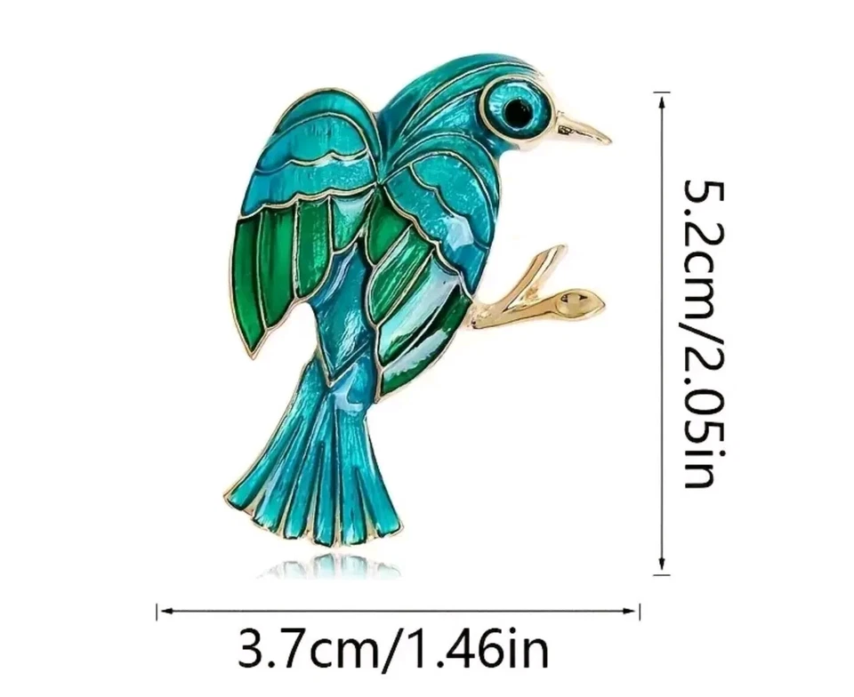 Broche prendedor pájaro joyería de moda NUEVO ENVÍO GRATUITO 2 pulgadas Foto 1 de 1