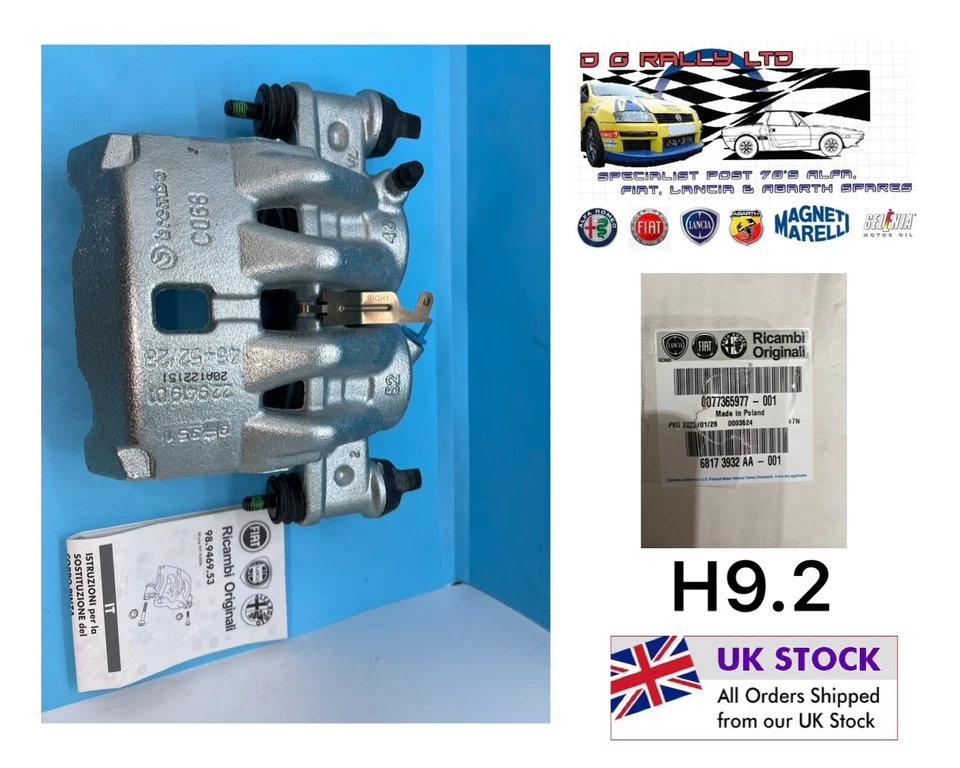 OEM Fiat Ducato Peugeot Boxer Citroen Relay Front Right Brake Caliper Q11-Q17 — 第 1/1 张图片