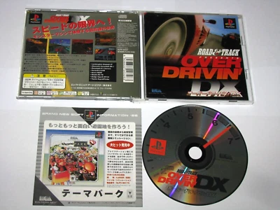 Over Drivin DX Road & Track Presents Playstation PS1 Japan import US Seller - Image 1 of 4
