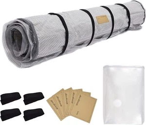 Foam Mattress Vacuum Bag (Queen/Full/Full XL) with Straps and 5 Name Tag Stic... - Picture 1 of 7