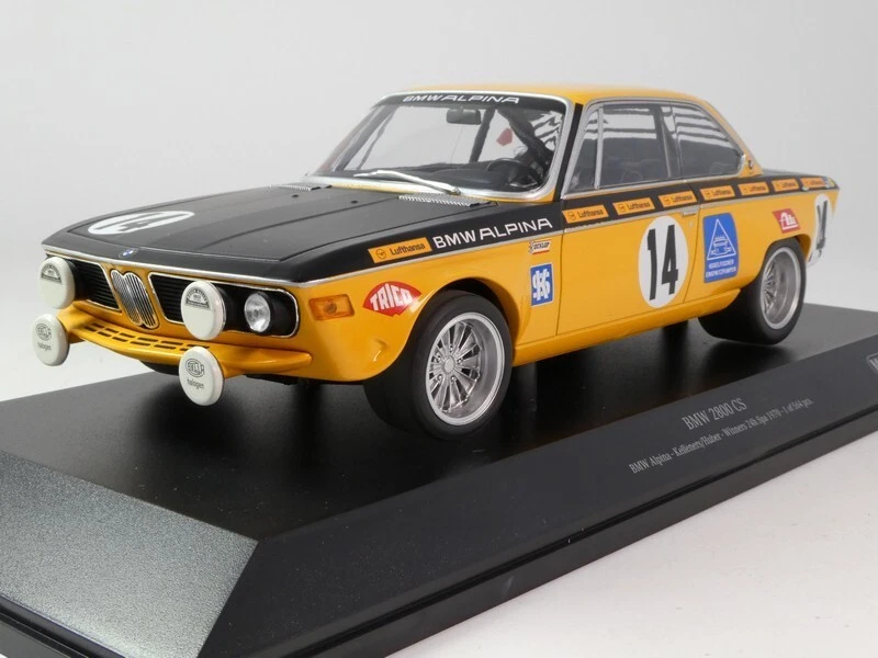 Minichamps BMW 2800 CS #14 Kelleners winner 24h Spa 1970 1/18 155702714