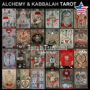 Tarot card deck Major arcana kabbalah jewish oracle + book reading rare edition - Picture 1 of 12