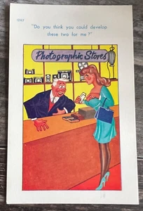 Saucy Seaside Comic Humor Brook Verlagsnummer 12107 Vintage Postkarte - Bild 1 von 6