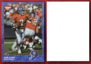 John Elway Blue Proto 1 1993 Collectors Edge Prototype Blank Back Denver Broncos - Bild 1 von 1