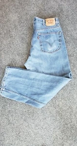 Levi's 505 Regular Fit Blue Denim Jeans Men's Size 40 X 32 - Picture 1 of 6