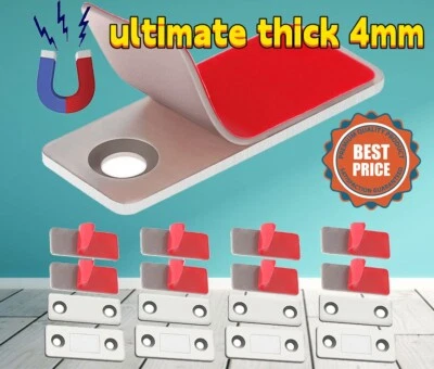 Selbstklebend Tür Magnet Ultra Dünn für Schrank Magnetschnäpper Magnetverschluss - Bild 1 von 4