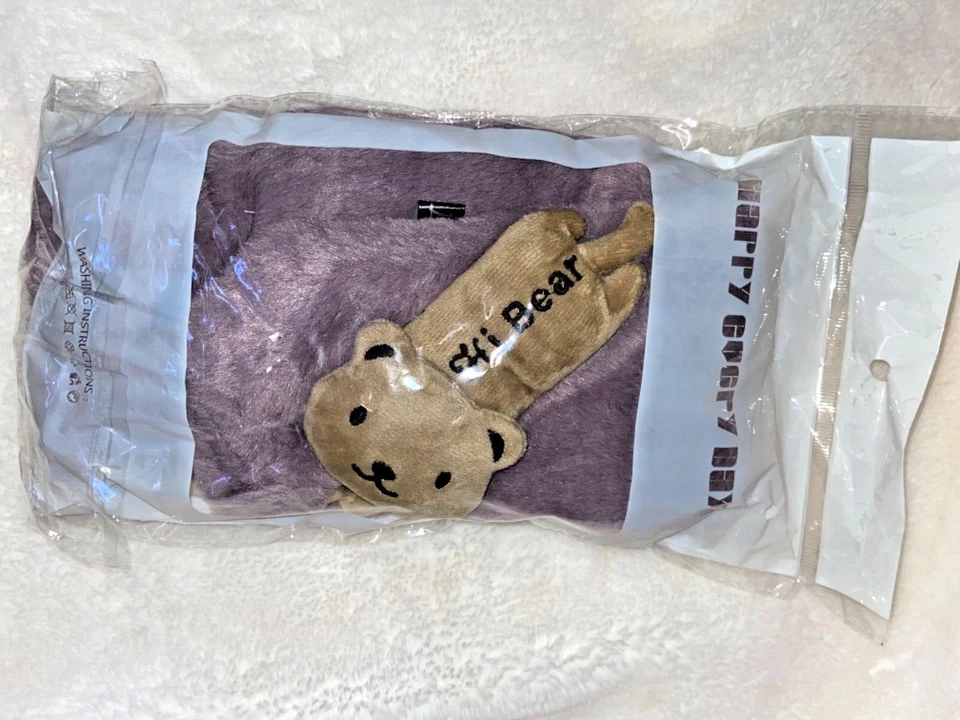 儿童柔软温暖冬季兔子围巾围脖保暖 — 第 1/1 张图片