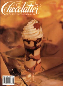 CHOCOLATIER August 1991 Eisbecher kühle Getränke Sommer Desserts Washington D.C. - Bild 1 von 3