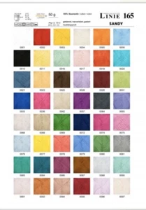 Baumwollgarn Sandy Online Linie 165 100% Baumwolle *Farbwahl* - Bild 1 von 12