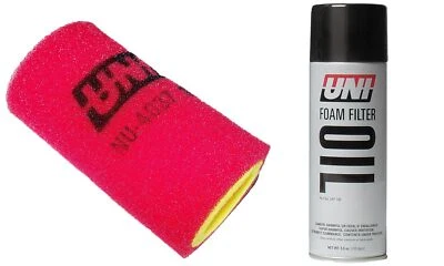 Filtro de ar de espuma UNI + óleo de espuma para Honda ATC185S ATC 185S 1981-1982 fabricado nos EUA - Imagem 1 de 3