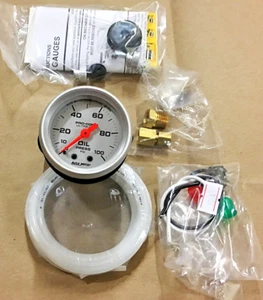 Auto Meter Ultra-Lite Mechanical Oil Pressure Gauge (52mm) 0-100 Psi NEW - Picture 1 of 1