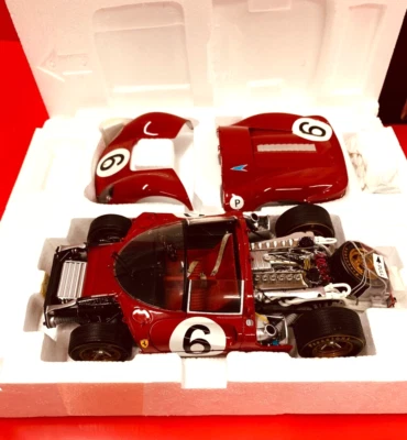 GMP ferrari 330 P4 #6 1967 Brands Hatch - Chris Amon/Jackie Stewart 2 class 1:18 - Immagine 1 di 4
