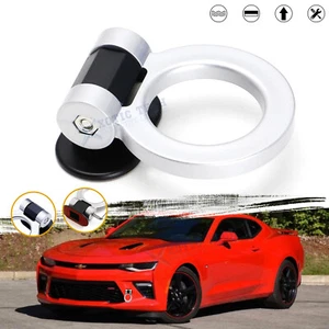 Track JDM Sport Racing Silver Plastic Tow Hook Decor Ring For Honda Accord Civic - Picture 1 of 12