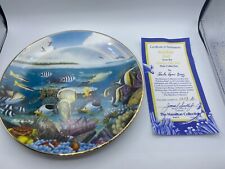 Rainbow Reef COLLECTOR PLATE Charles Lynn Bragg UNDER THE SEA Fish Coral Sealife