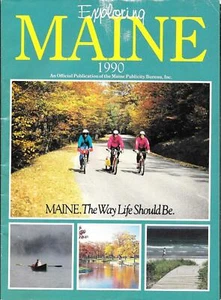 EXPLORING MAINE 1990 Official Publication of the Maine Publicity Bureau - Picture 1 of 1