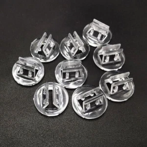 20pz Supporto Carte Plastica Trasparente Puntelli Fissi per Carta 2mm Gioco Carte - Foto 1 di 12
