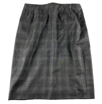 Falda De Colección Bill Blass for Saks Fifth Avenue Mujer Talla 10 Gris Lápiz EE. UU. NUEVA SIN ETIQUETAS NOS Foto 1 de 4