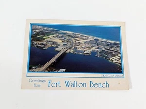 Vintage Postkarte 4x6 - Fort Walton Beach, FL ohne Post - Bild 1 von 4