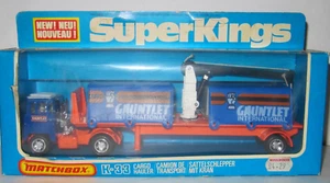 MATCHBOX SUPERKINGS K-33 CARGO HAULER 'GAUNTLET INTERNATIONAL'  MINT/PERFECT MIB - Picture 1 of 8
