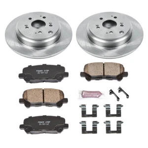Kit de pastillas de rotores de freno de disco trasero PowerStop KOE4685 para 2007-13 MDX / 09-11 Pilot - Imagen 1 de 1