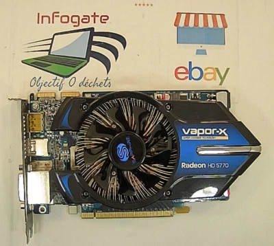 Carte graphique SAPPHIRE Radeon HD5770 Vapor-X - 1 Go DDR5 - PCI-E - Immagine 1 di 4